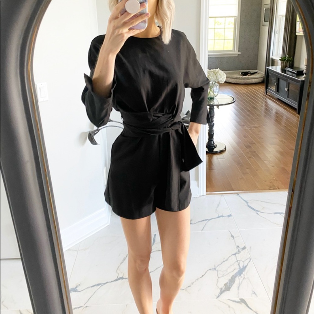 Long sleeve Romper Topshop